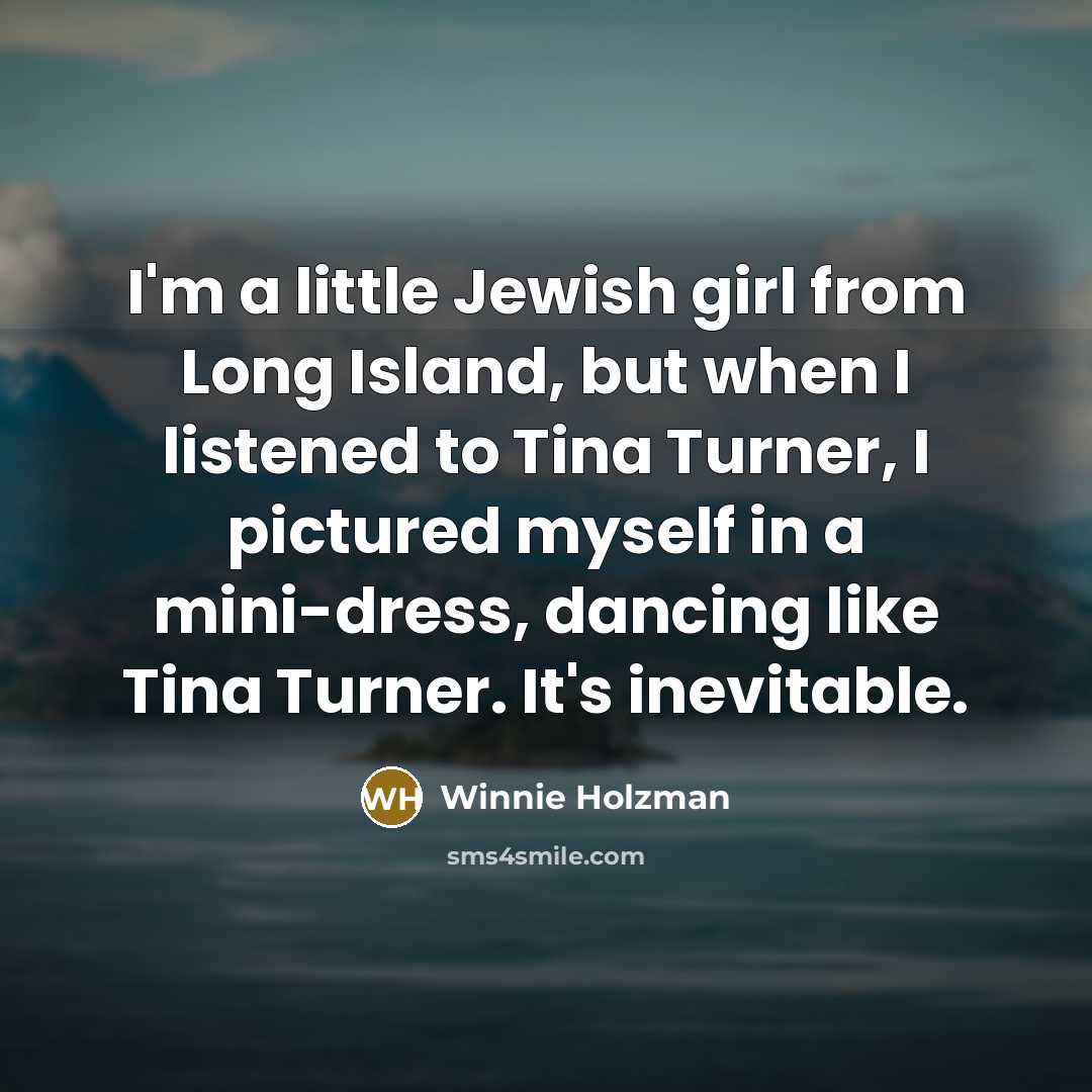 “I'm a little Jewish girl from Long Island, but when…” quote by Winnie Holzman