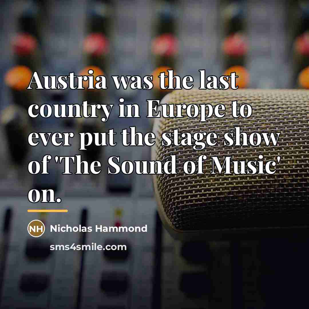 “Austria was the last country in Europe to ever put…” quote by Nicholas Hammond