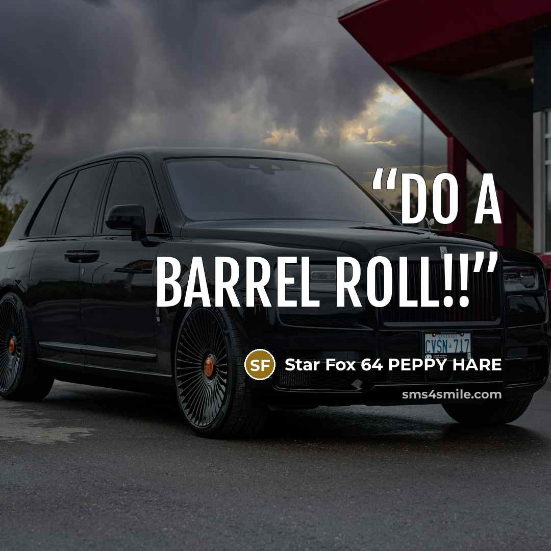 “Do A Barrel Roll!!” quote by Star Fox 64 PEPPY HARE