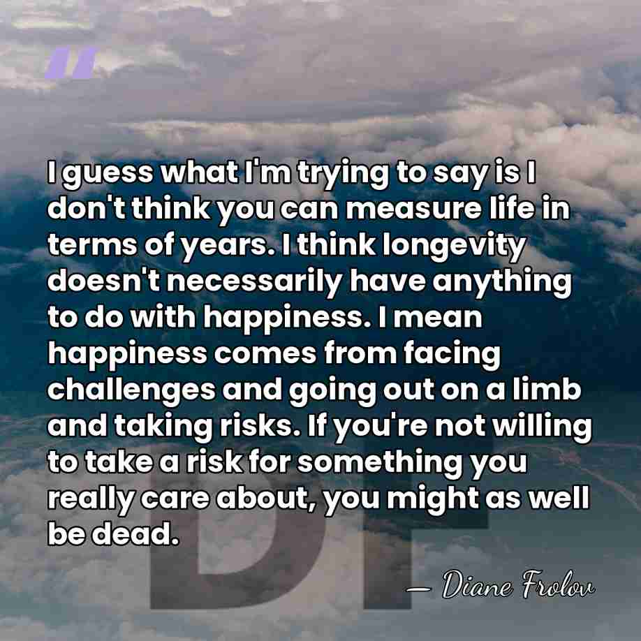 I guess what I'm trying to say is I don't think you&hellip; - Diane Frolov