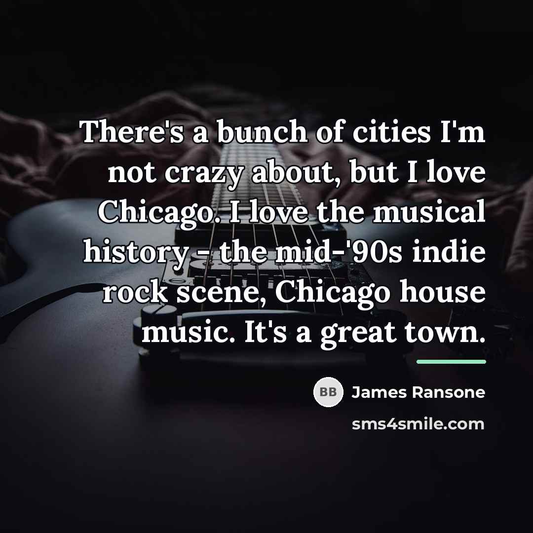 “There's a bunch of cities I'm not crazy about, but…” quote by James Ransone
