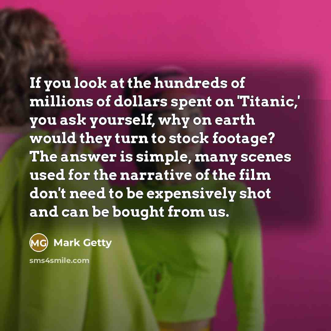“If you look at the hundreds of millions of dollars…” quote by Mark Getty
