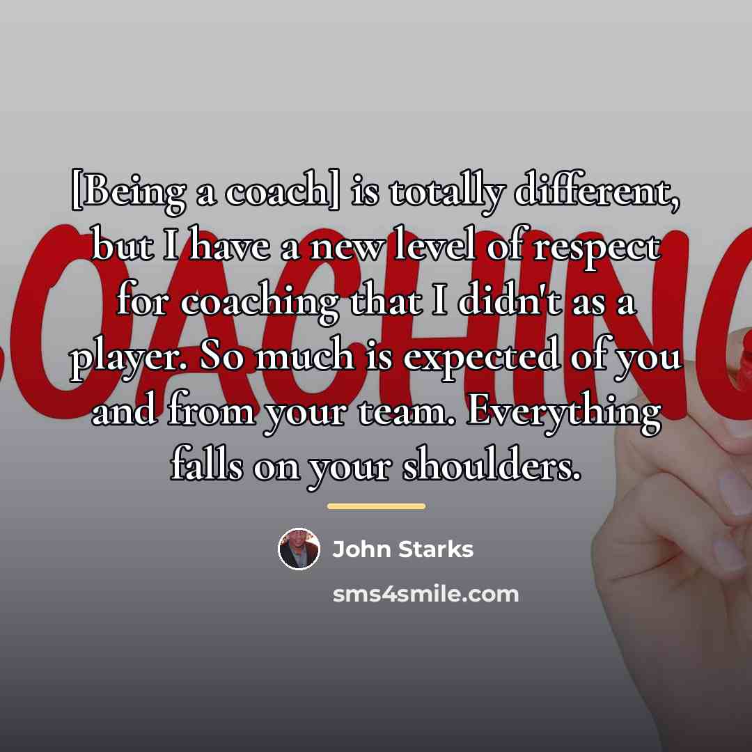 “[Being a coach] is totally different, but I have a…” quote by John Starks