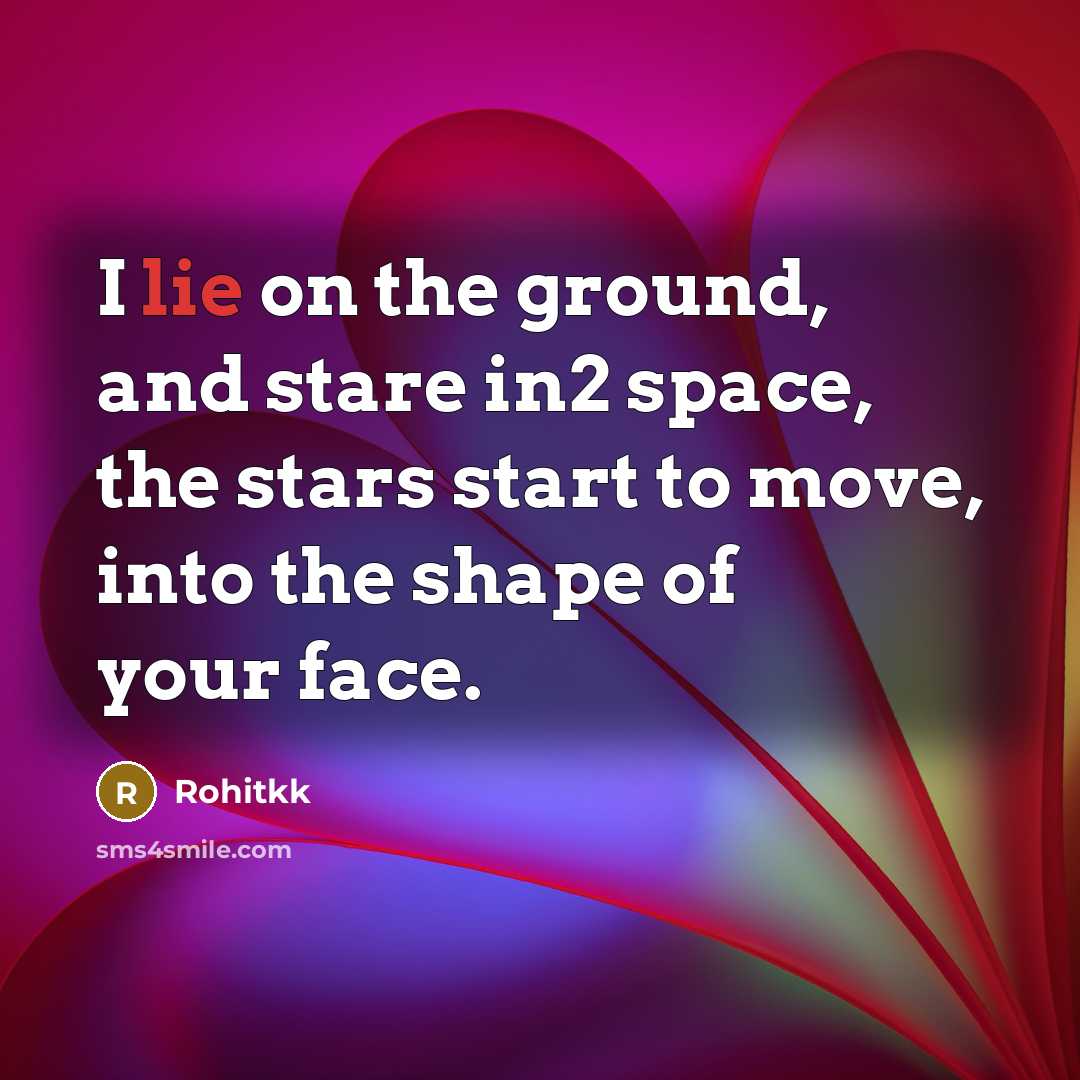 “I lie on the ground, and stare in2 space, the…” quote by Rohitkk