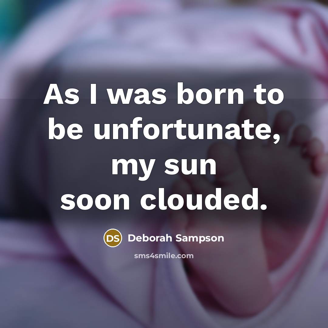 “As I was born to be unfortunate, my sun soon…” quote by Deborah Sampson