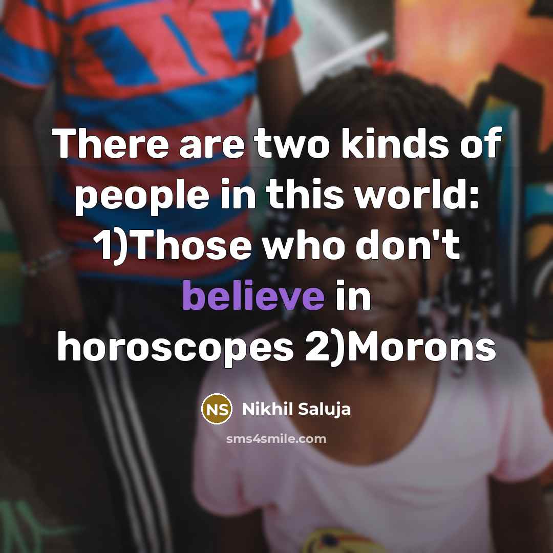 “There are two kinds of people in this world: 1)Those…” quote by Nikhil Saluja