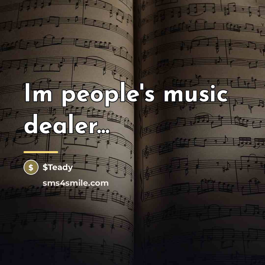 “Im people's music dealer...…” quote by $Teady