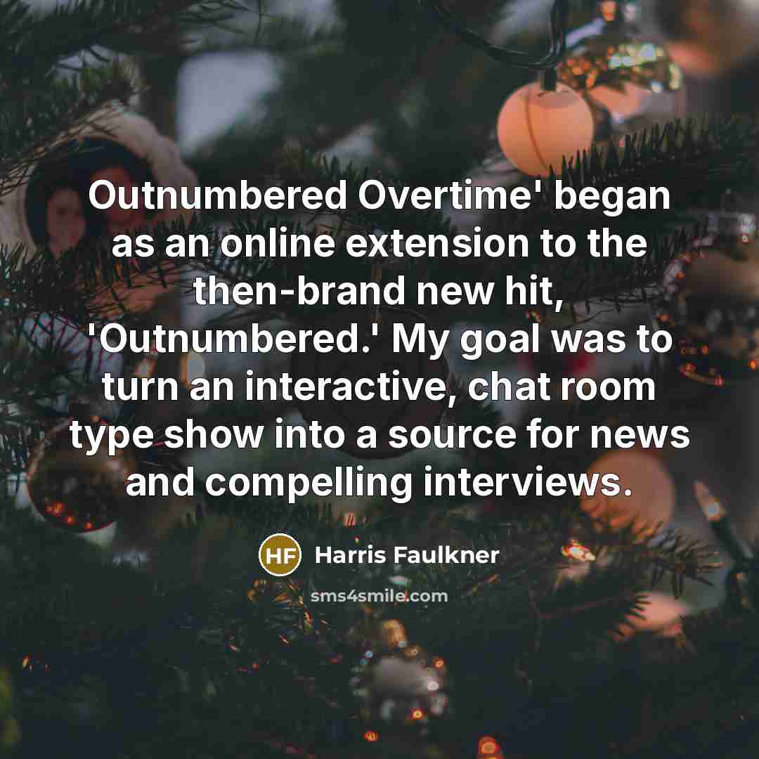 “Outnumbered Overtime' began as an online extension to the then-brand…” quote by Harris Faulkner