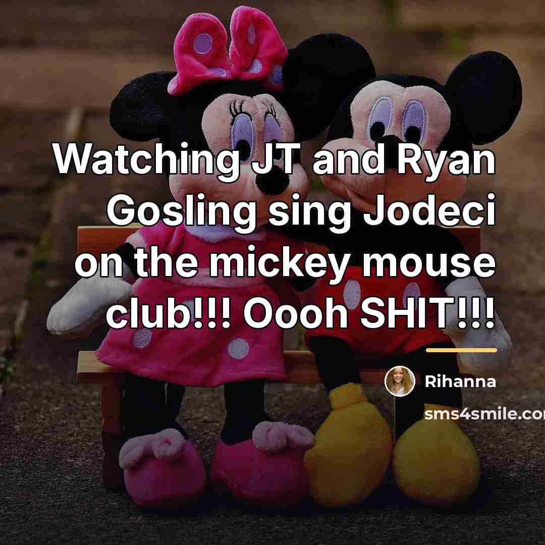 “Watching JT and Ryan Gosling sing Jodeci on the mickey…” quote by Rihanna