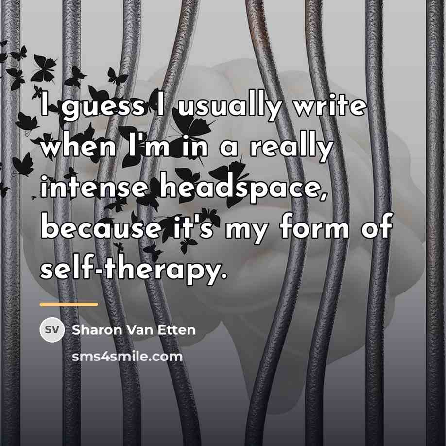 “I guess I usually write when I'm in a really…” quote by Sharon Van Etten