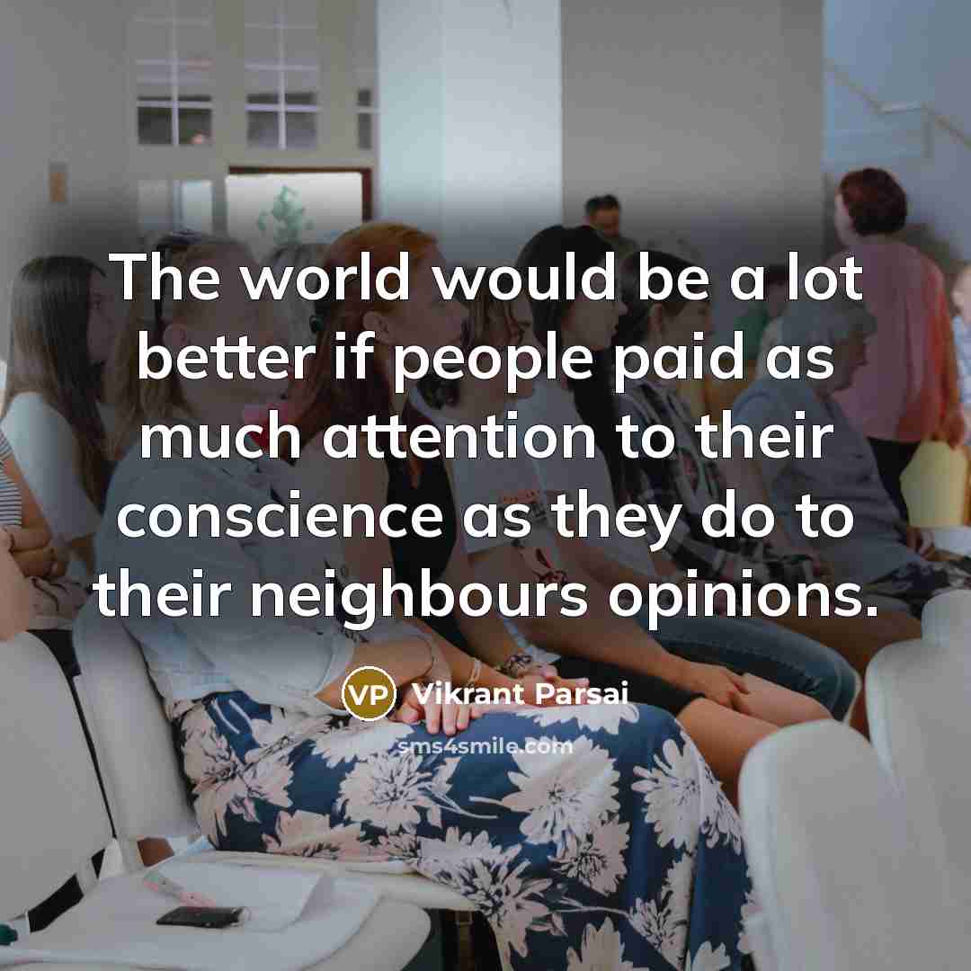 “The world would be a lot better if people paid…” quote by Vikrant Parsai