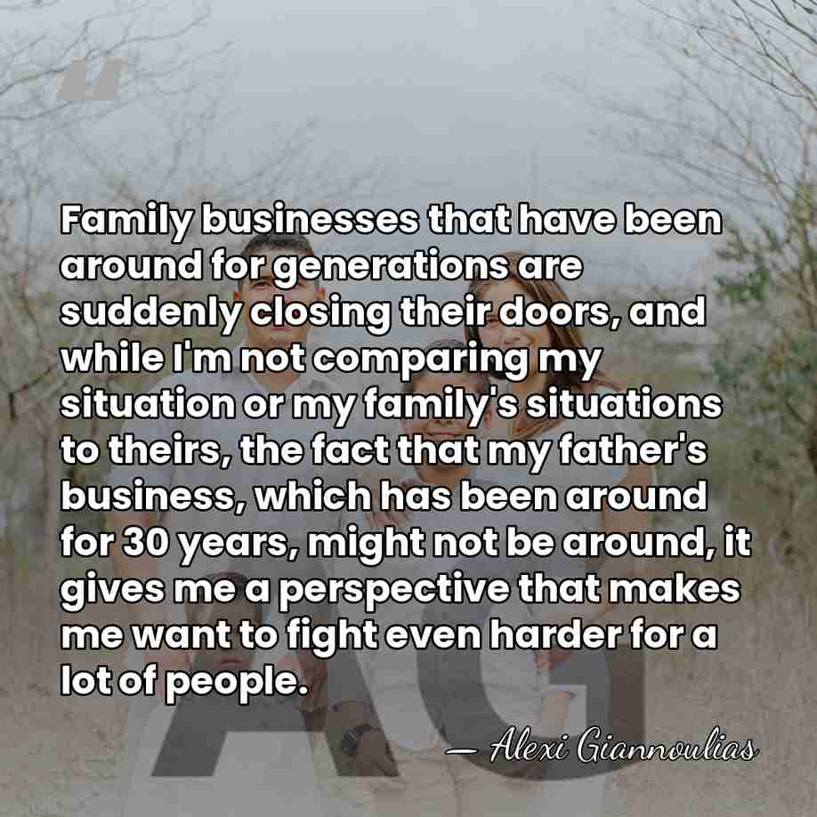 Family businesses that have been around for generations are suddenly closing their&hellip; - Alexi Giannoulias