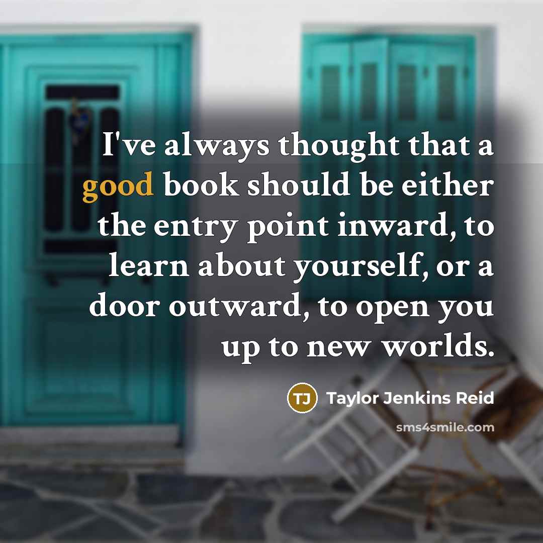 “I've always thought that a good book should be either…” quote by Taylor Jenkins Reid