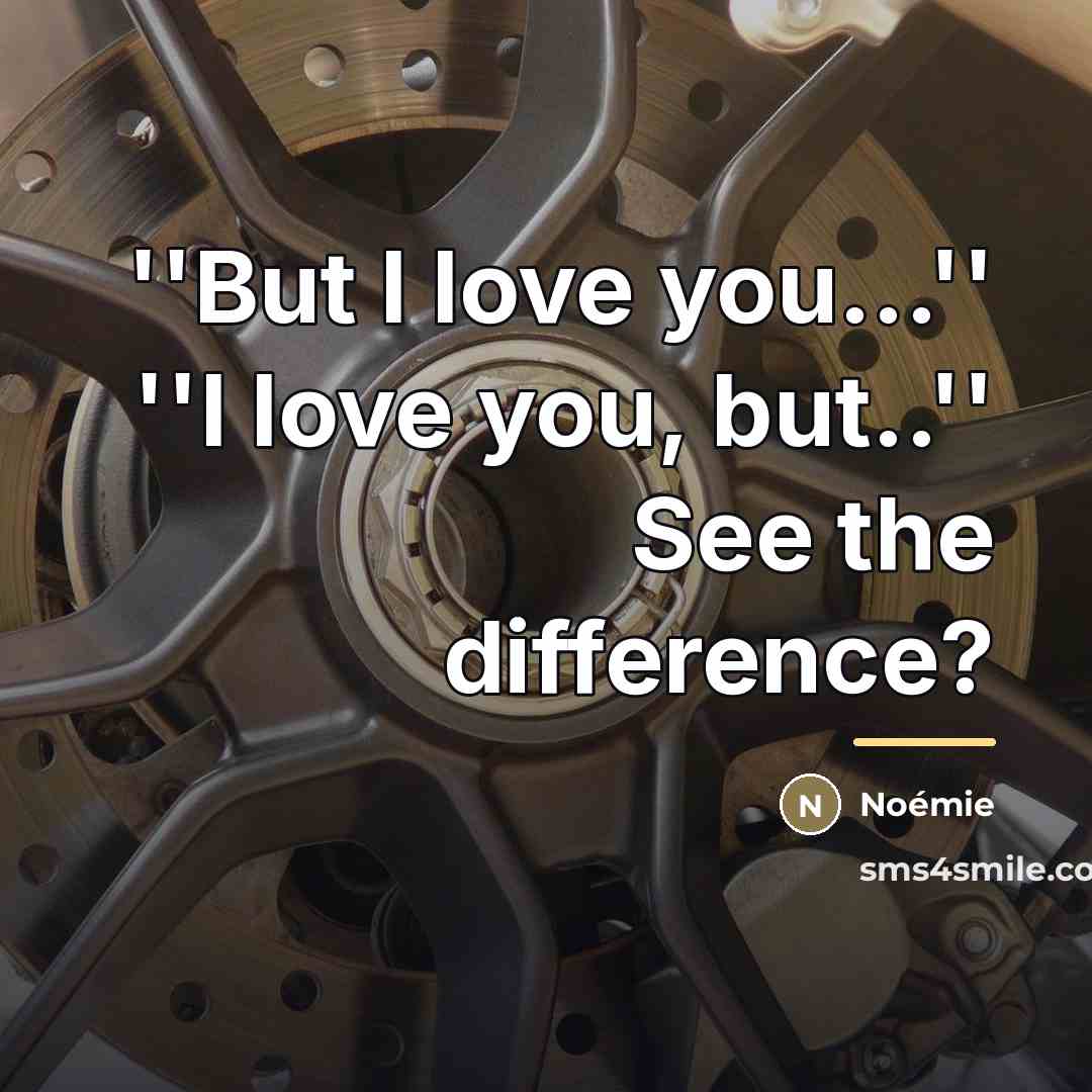 “''But I love you...'' ''I love you, but..'' See the…” quote by Noémie