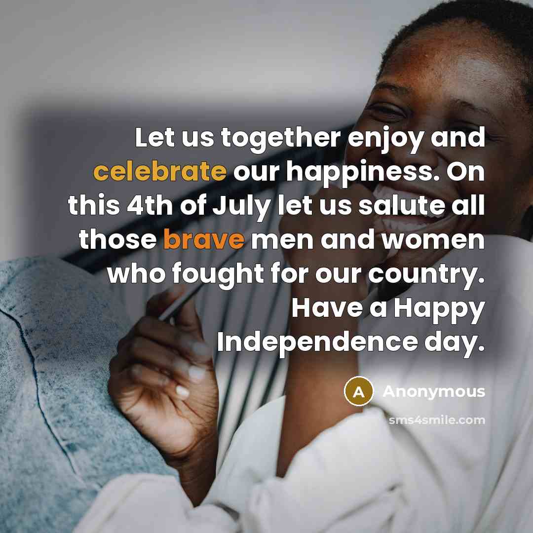 “Let us together enjoy and celebrate our happiness. On this…” quote by Anonymous