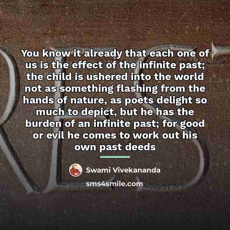 “You know it already that each one of us is…” quote by Swami Vivekananda
