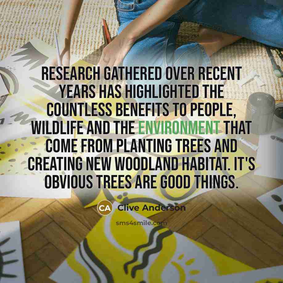 “Research gathered over recent years has highlighted the countless benefits…” quote by Clive Anderson