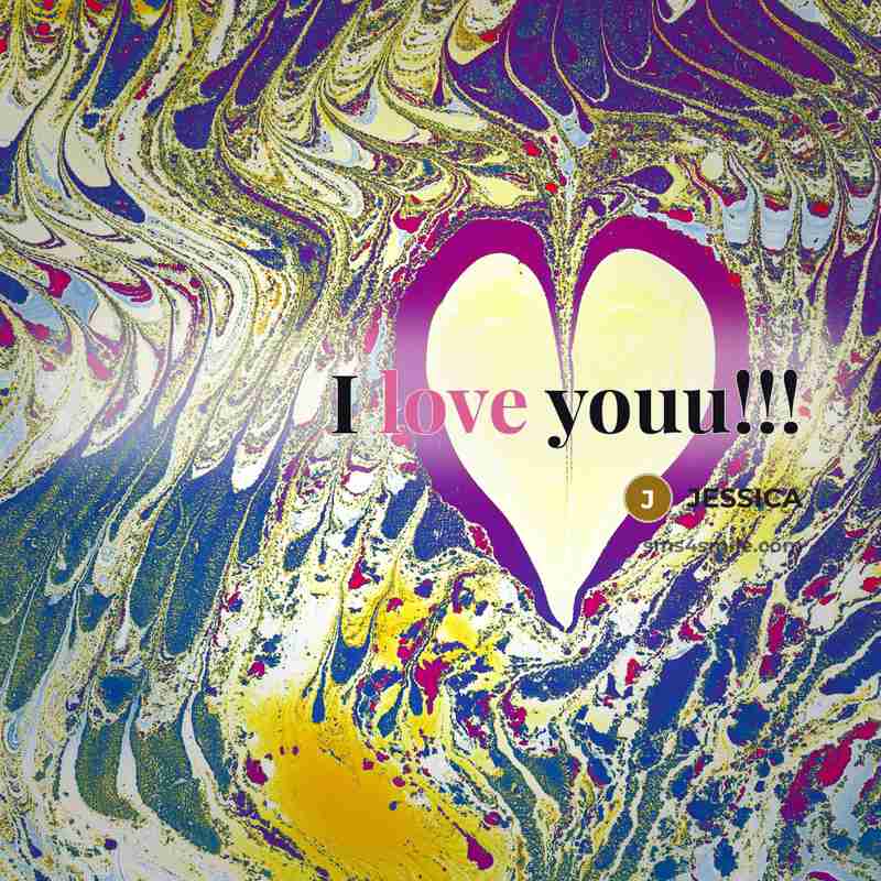 “I love youu!!!…” quote by Jessica