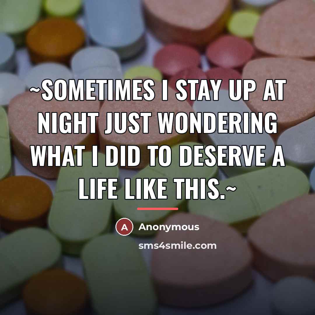 “~Sometimes I stay up at night just wondering what I…” quote by Anonymous