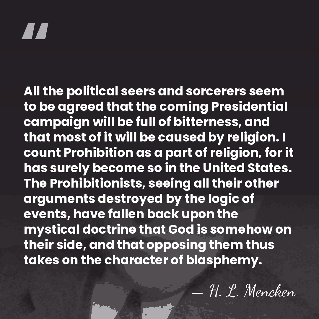 All the political seers and sorcerers seem to be agreed that the&hellip; - H. L. Mencken