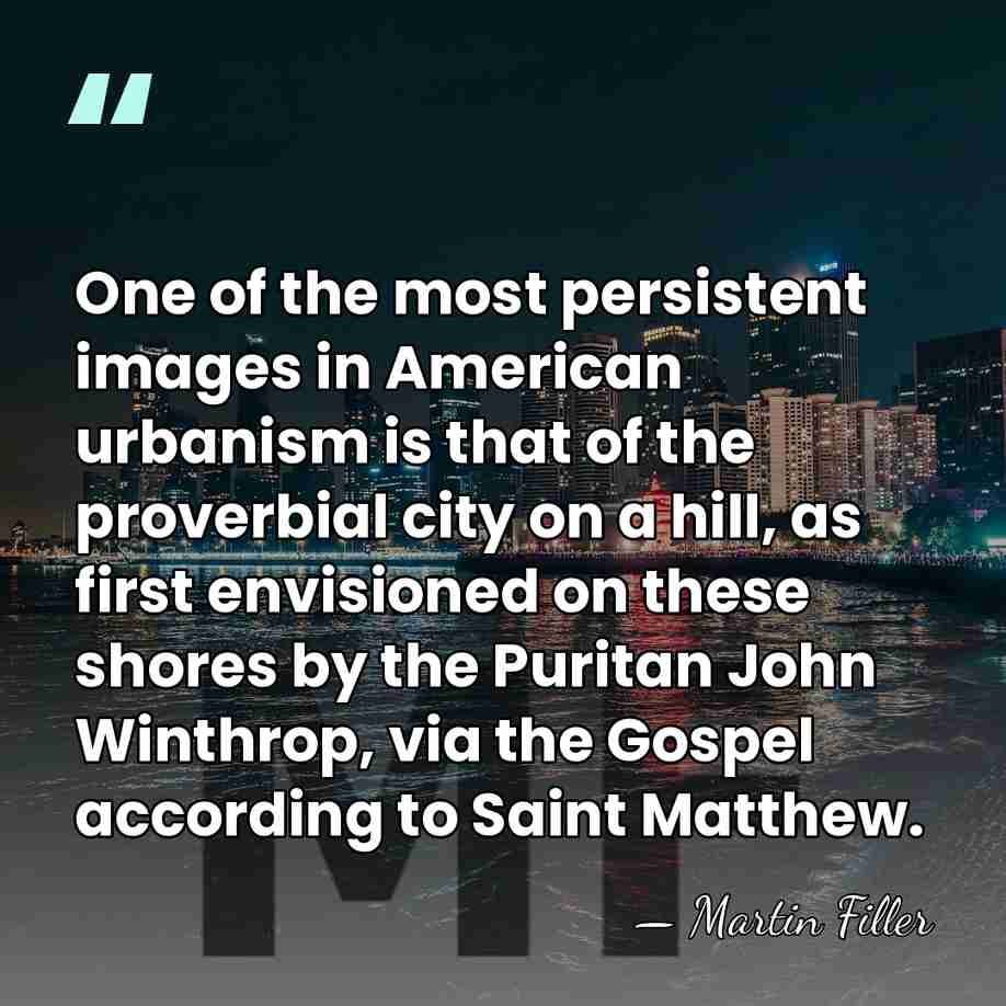One of the most persistent images in American urbanism is that of&hellip; - Martin Filler
