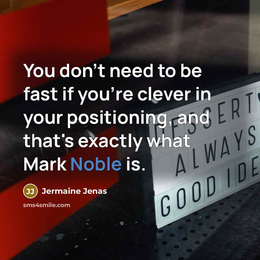 “You don't need to be fast if you're clever in…” quote by Jermaine Jenas