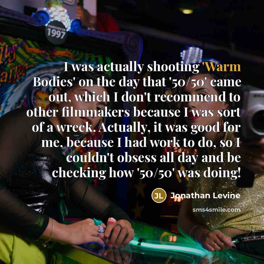 “I was actually shooting 'Warm Bodies' on the day that…” quote by Jonathan Levine