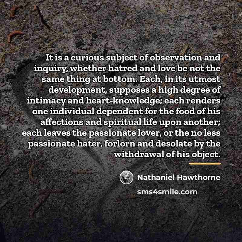 “It is a curious subject of observation and inquiry, whether…” quote by Nathaniel Hawthorne