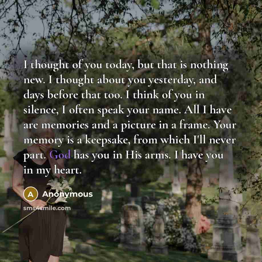 “I thought of you today, but that is nothing new.…” quote by Anonymous