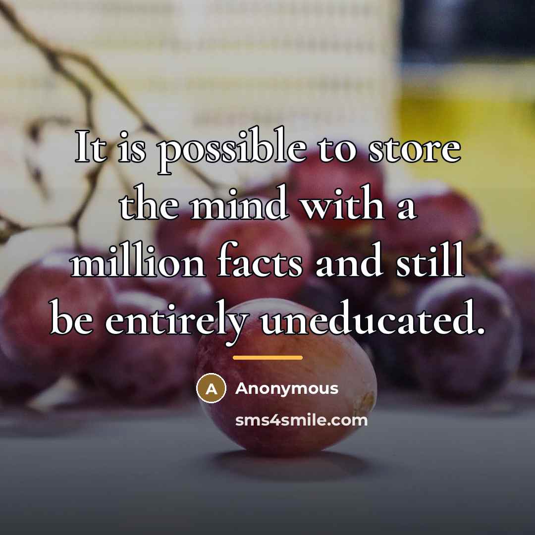 “It is possible to store the mind with a million…” quote by Alec Bourne