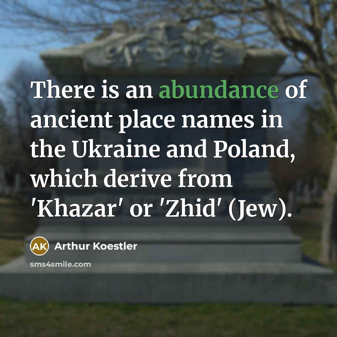 “There is an abundance of ancient place names in the…” quote by Arthur Koestler