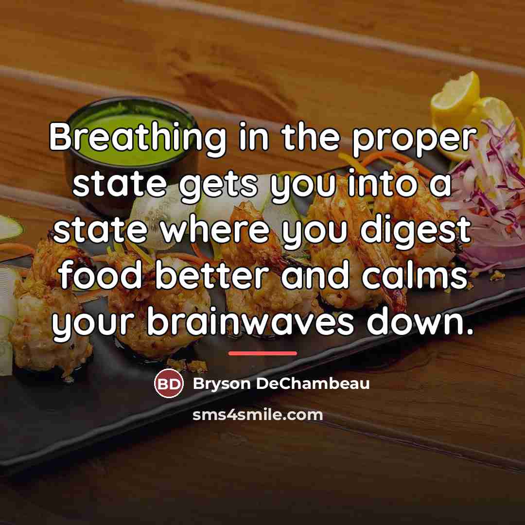 “Breathing in the proper state gets you into a state…” quote by Bryson DeChambeau