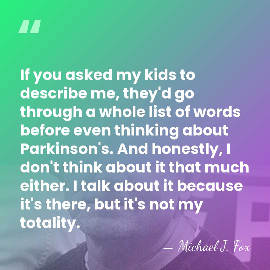 If you asked my kids to describe me, they'd go through a&hellip; - Michael J. Fox