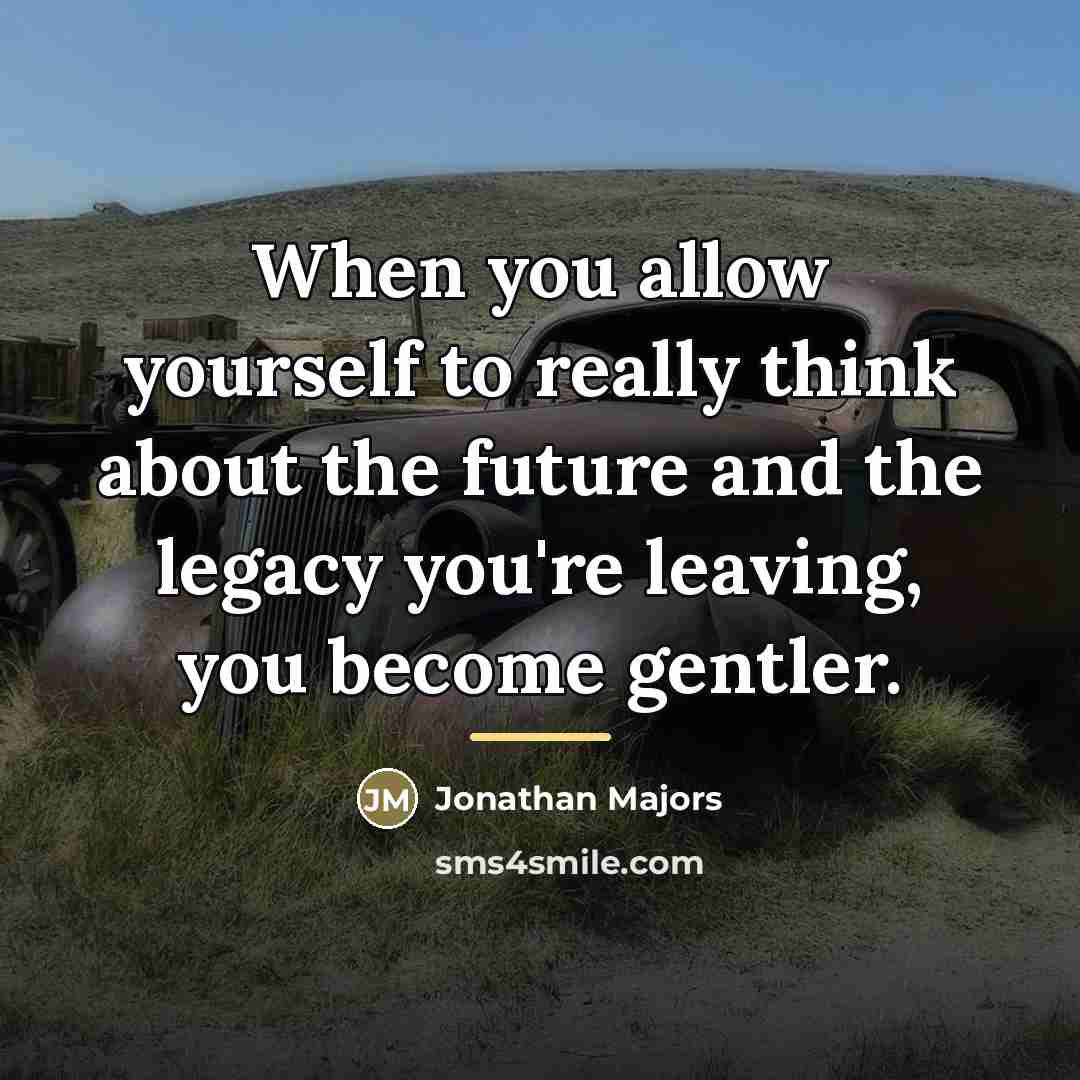 “When you allow yourself to really think about the future…” quote by Jonathan Majors