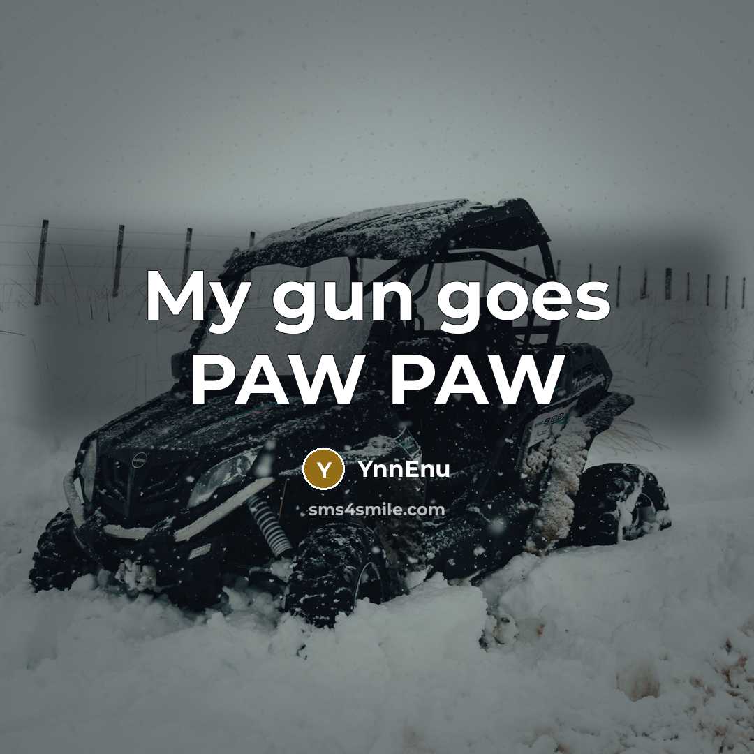 “My gun goes PAW PAW” quote by YnnEnu