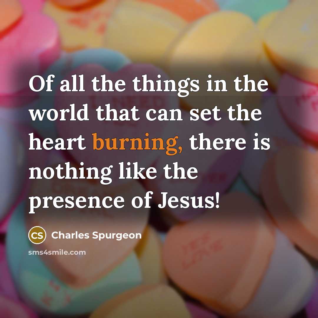 “Of all the things in the world that can set…” quote by Charles Spurgeon
