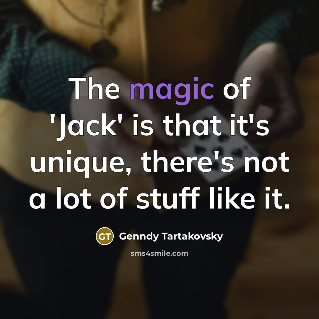 “The magic of 'Jack' is that it's unique, there's not…” quote by Genndy Tartakovsky