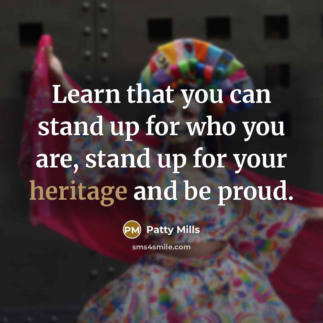 “Learn that you can stand up for who you are,…” quote by Patty Mills