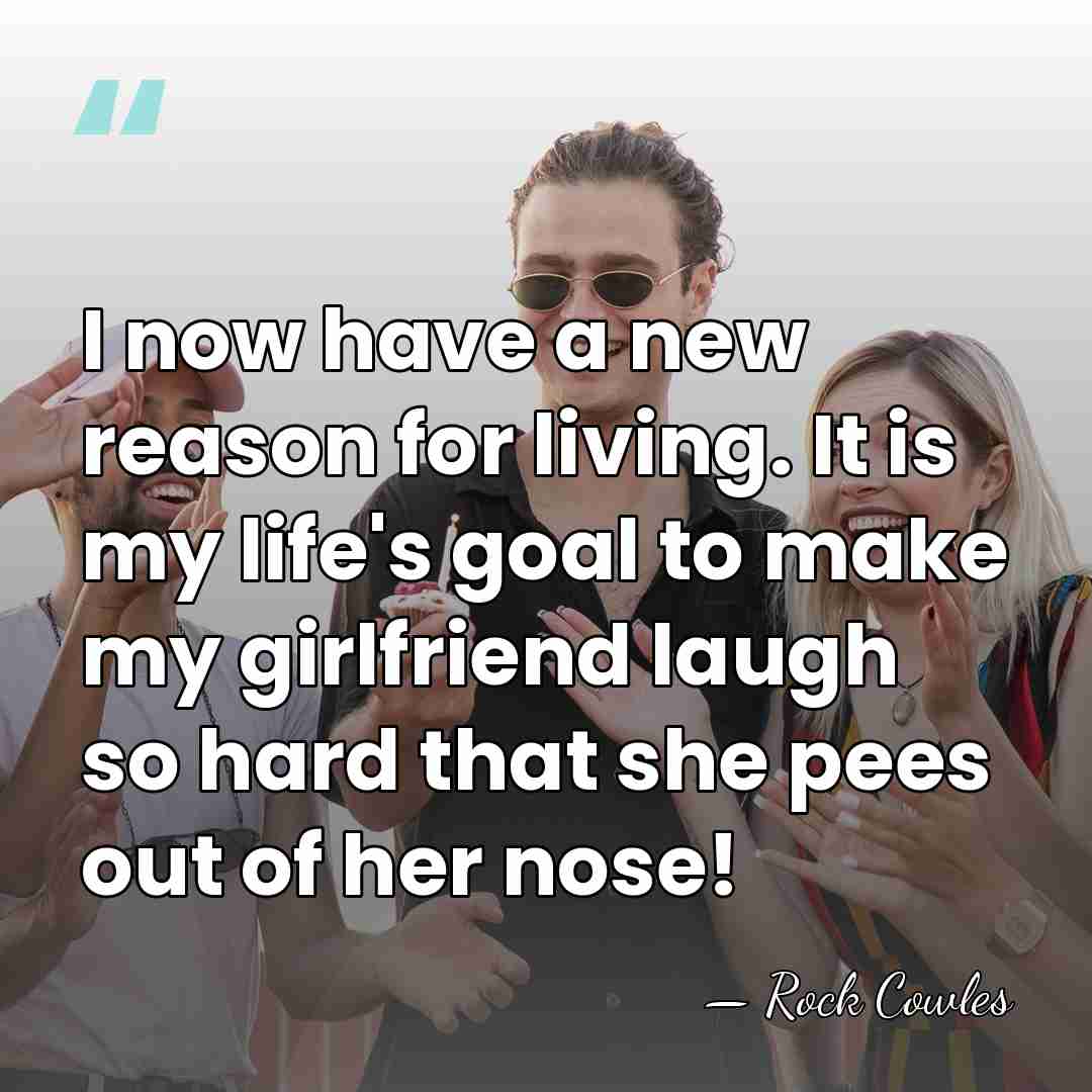 I now have a new reason for living. It is my life's&hellip; - Rock Cowles