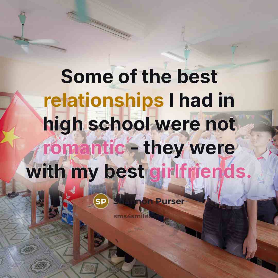 “Some of the best relationships I had in high school…” quote by Shannon Purser