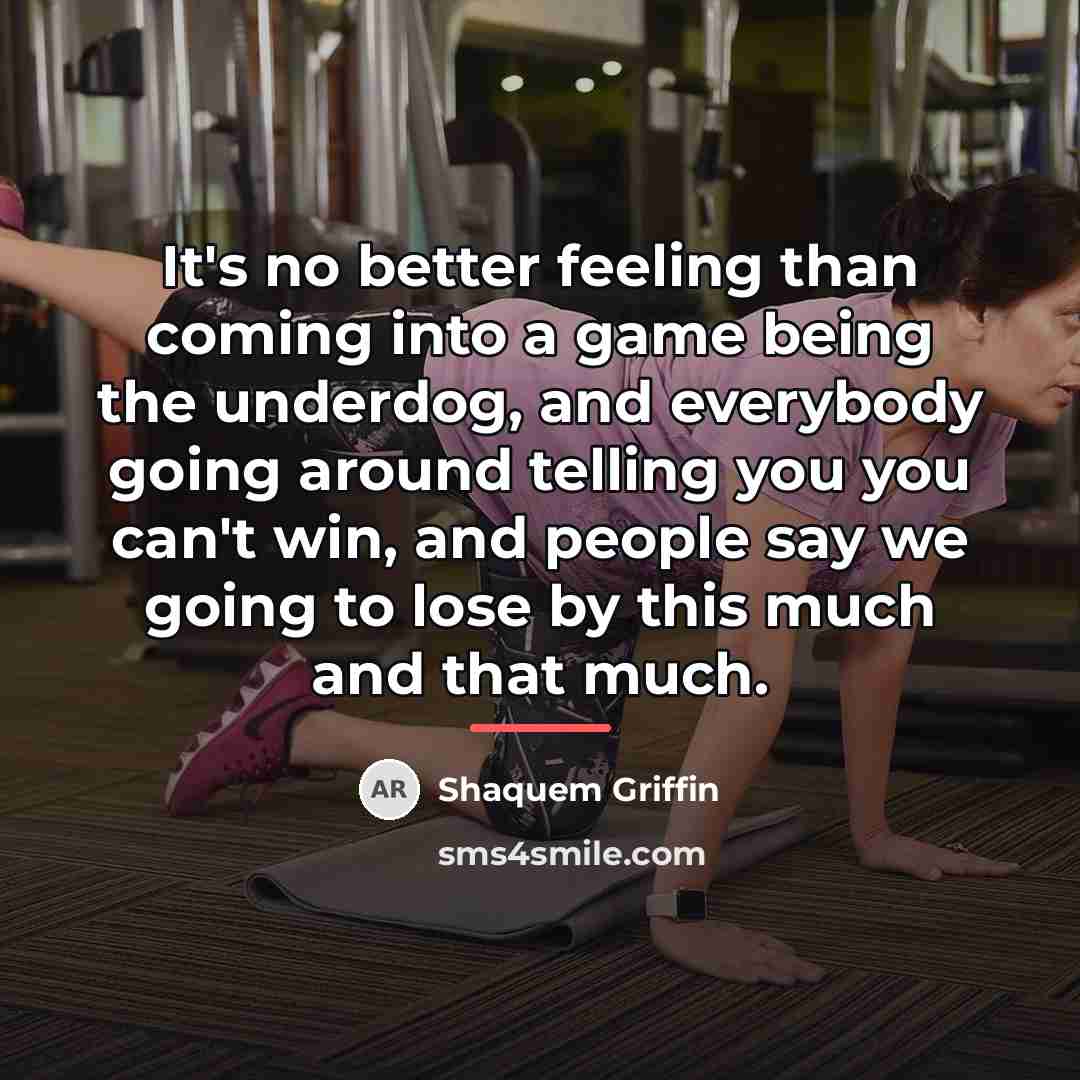 “It's no better feeling than coming into a game being…” quote by Shaquem Griffin