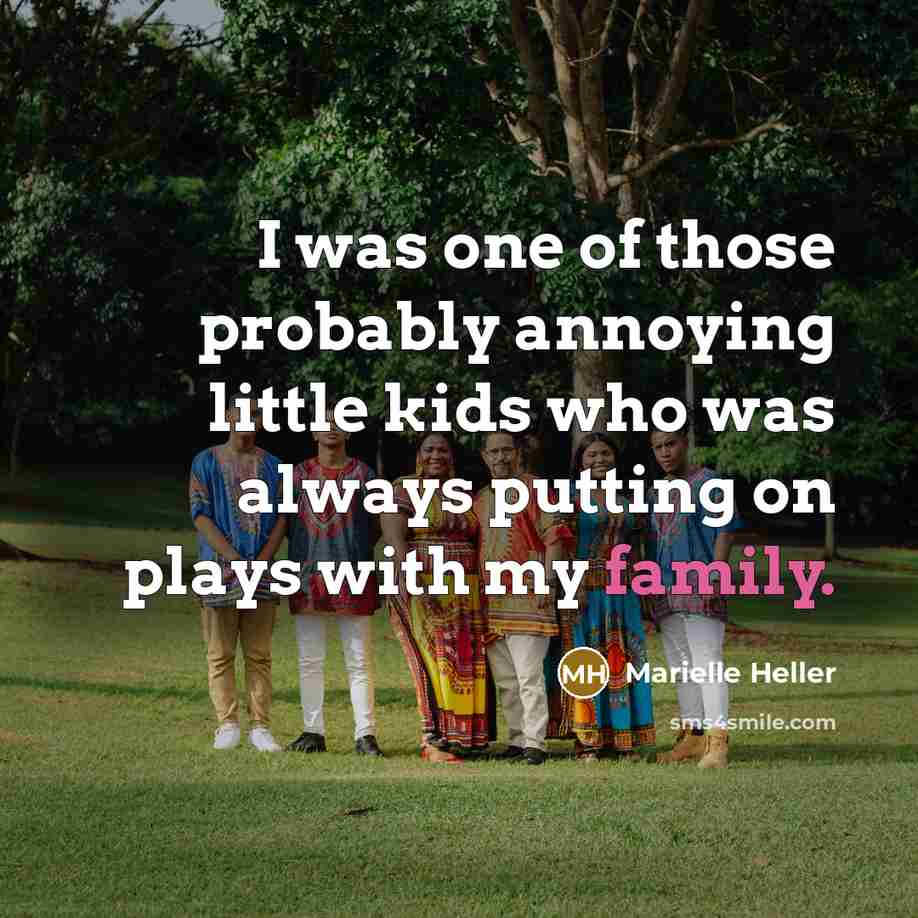 “I was one of those probably annoying little kids who…” quote by Marielle Heller