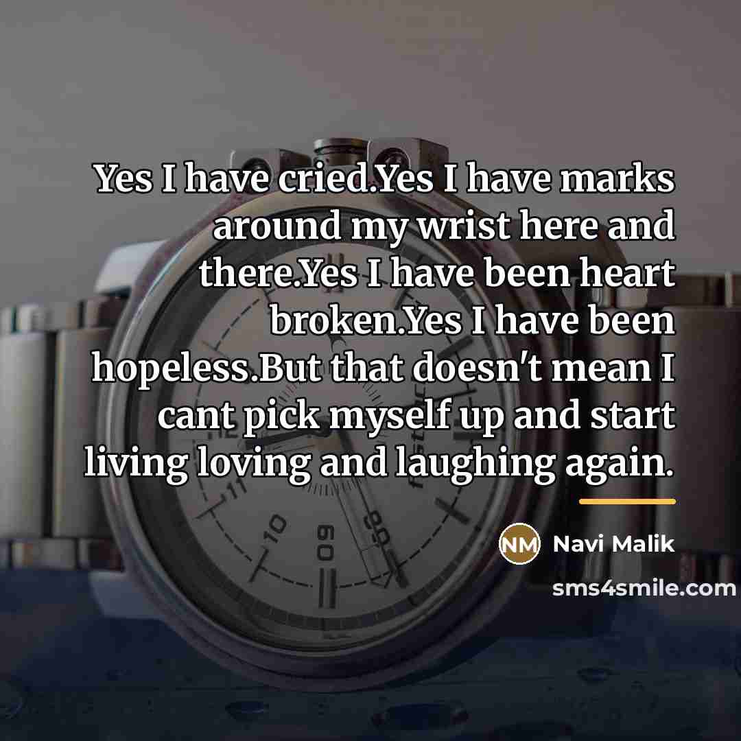 “Yes I have cried.Yes I have marks around my wrist…” quote by Navi Malik