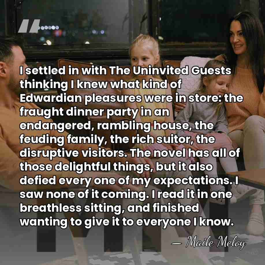 I settled in with The Uninvited Guests thinking I knew what kind&hellip; - Maile Meloy