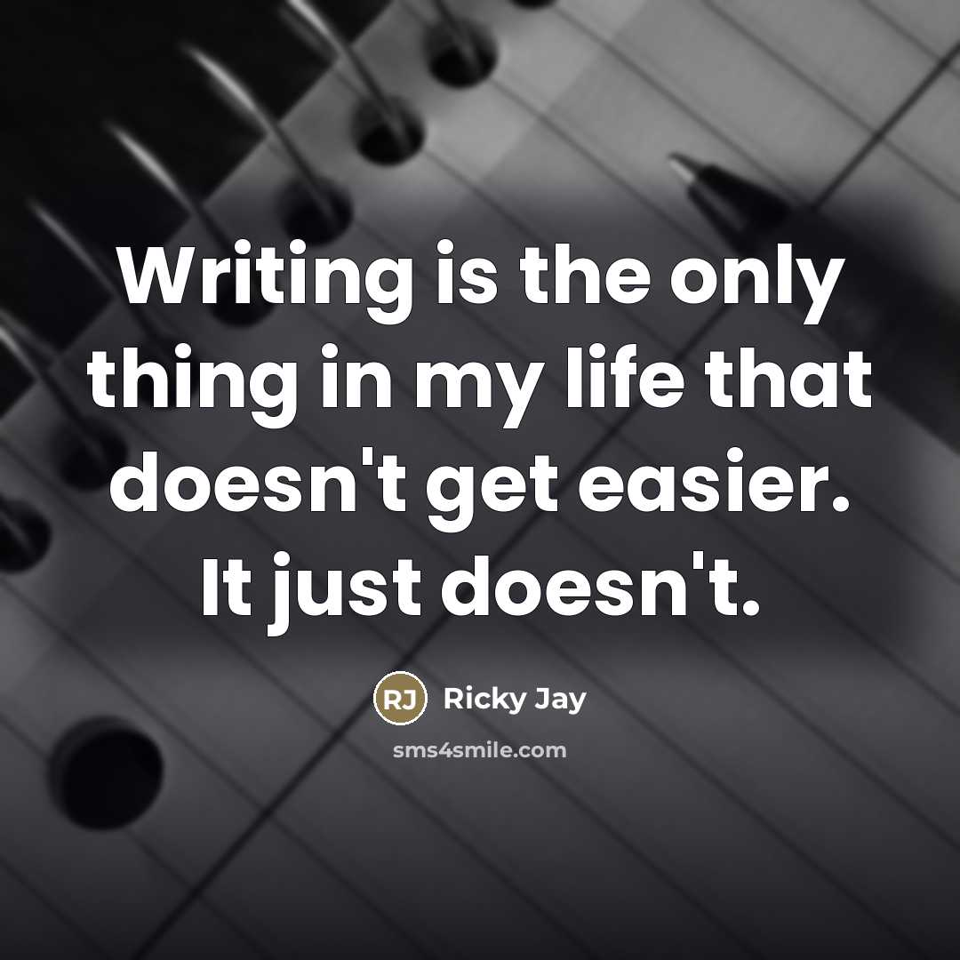 “Writing is the only thing in my life that doesn't…” quote by Ricky Jay