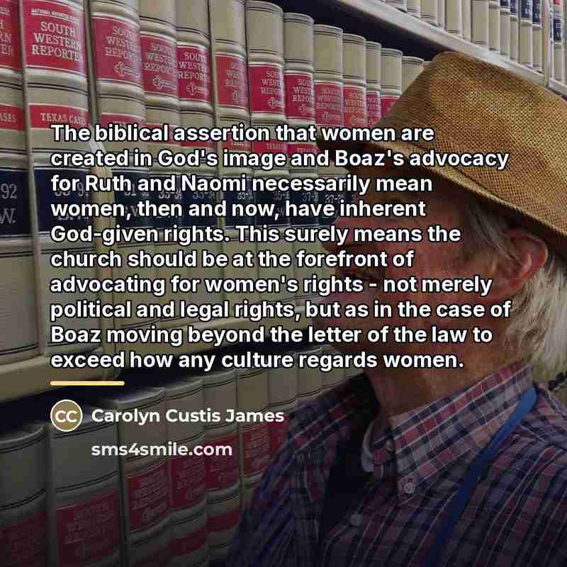 “The biblical assertion that women are created in God's image…” quote by Carolyn Custis James