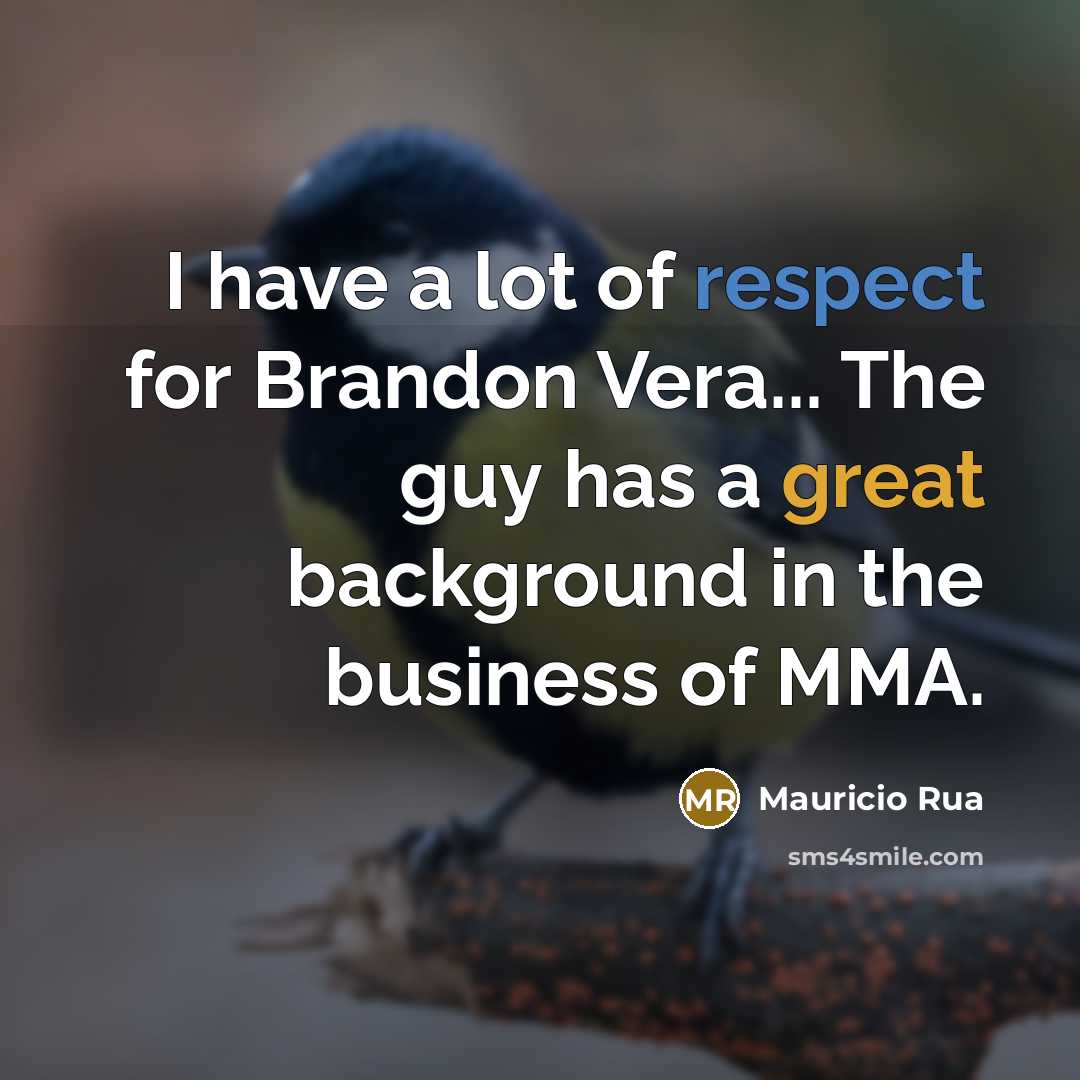 “I have a lot of respect for Brandon Vera... The…” quote by Mauricio Rua