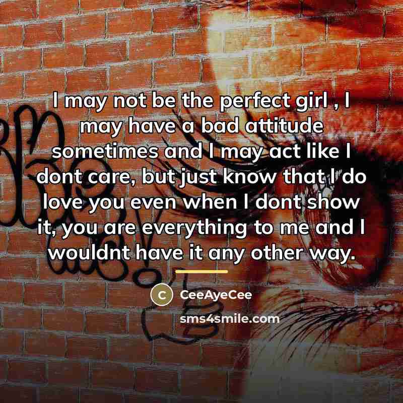 “I may not be the perfect girl , I may…” quote by CeeAyeCee