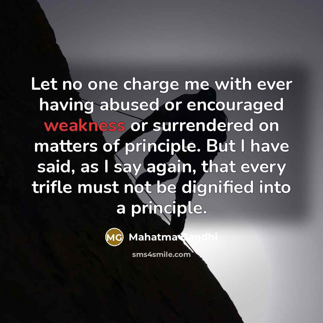 “Let no one charge me with ever having abused or…” quote by Mahatma Gandhi