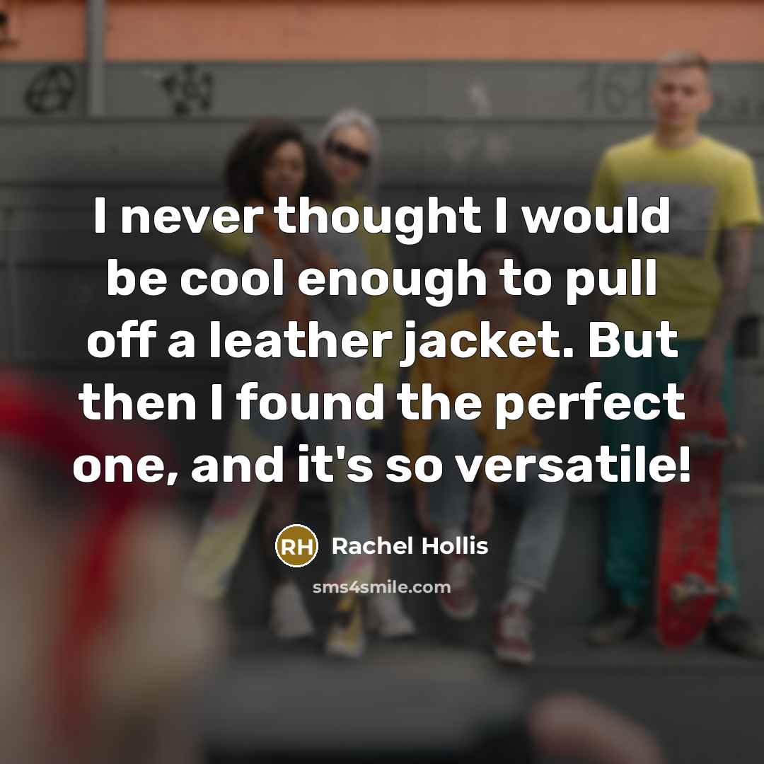 “I never thought I would be cool enough to pull…” quote by Rachel Hollis